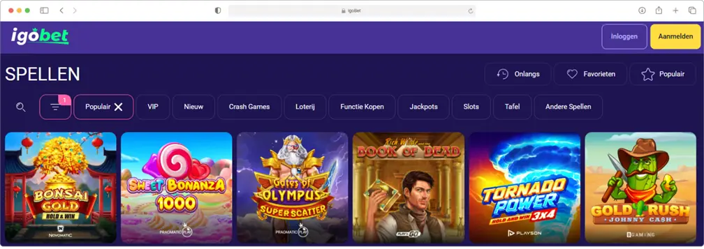IgoBet slots